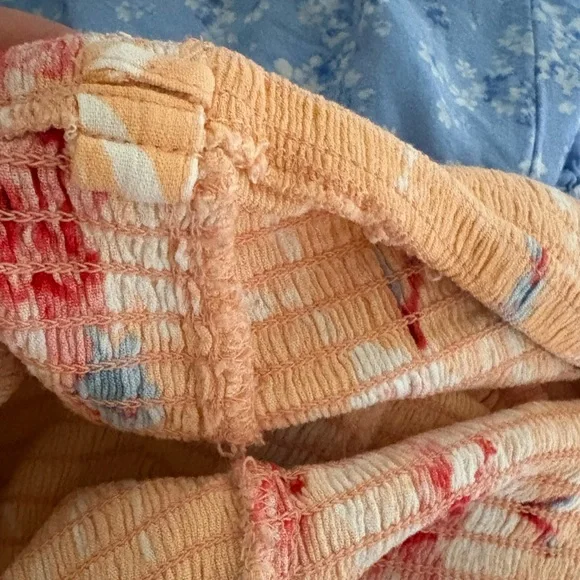 Torrid Strapless Floral Dress in Salmon - Picture 8 of 9